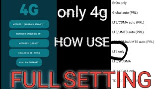 4G lte app kaise use kare/force/lte how to use 4g force lte app4g  lte app/kaise usefull setting screenshot 4