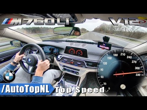 2018 BMW 7 SERIES M760Li V12 XDrive 320km/h ACCELERATION & TOP SPEED On AUTOBAHN By AutoTopNL