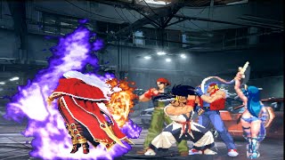 Goodman Vs Ralf Haohmaru Terry Athena - Epic Battle