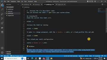 Error: EMFILE, too many open files Node js