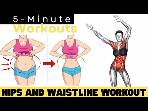 This Special STANDING Workout will TONE HIPS and WAIST At Home Workout  Women  Ladies