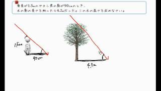 相似の利用 影から高さを求める Youtube