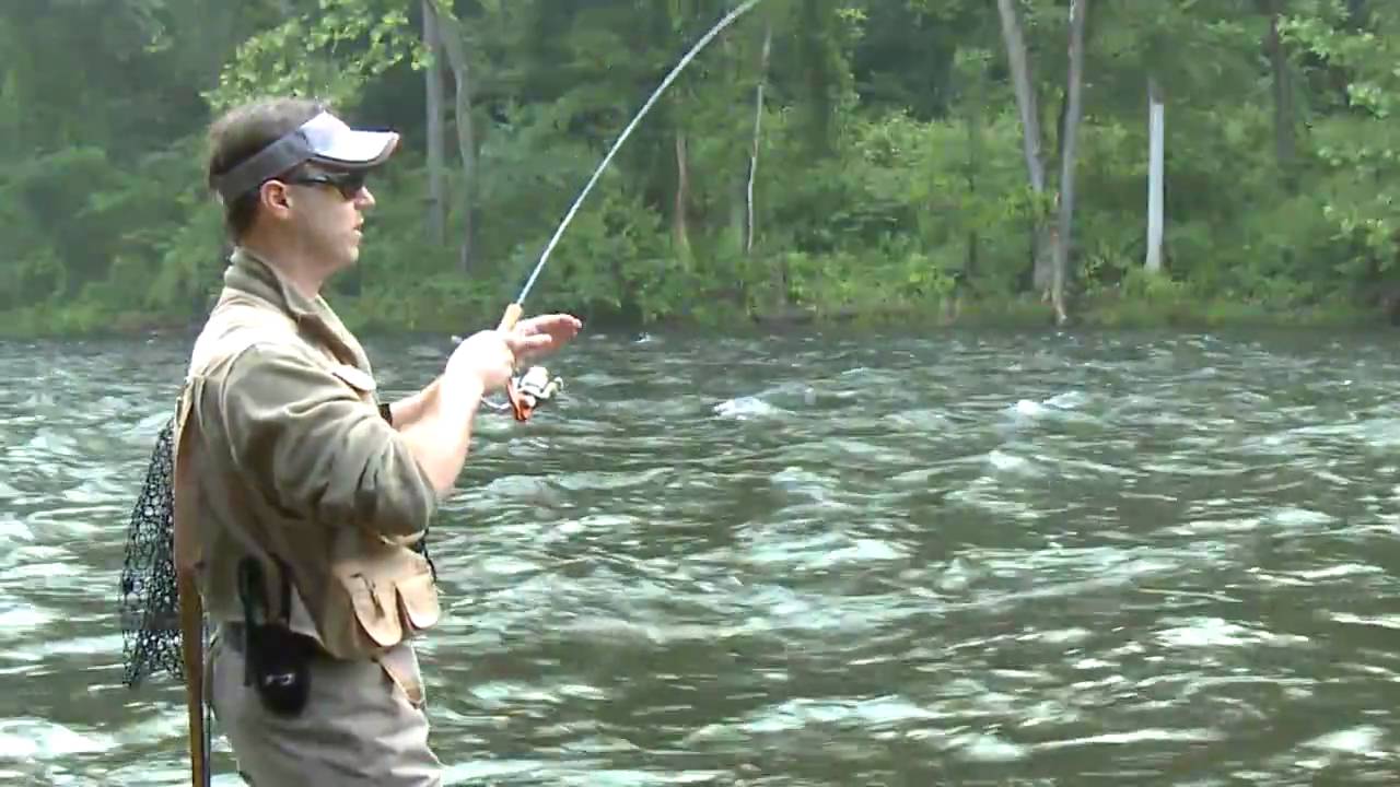 Ultralight Trout Fishing in Fast Water / Real Outdoors TV 