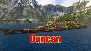 Meet The Duncan! Tier 8 British Battleship (World of Warships Legends)