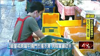 冷清...端午遇第三級警戒 「南門」肉粽老店業績慘砍半