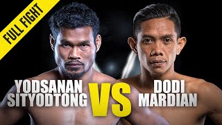 Yodsanan Sityodtong vs. Dodi Mardian | ONE Championship Full Fight