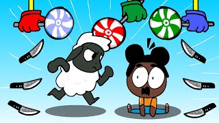 Baby Wooly the Sheep is so sad with Amanda the Adventurer || Amanda The Adventurer Animation