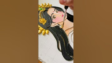 Shree Radha Lippan Art Part-03🕊️😍🧿|#lippanart #youtubeshorts #viralshorts #radhakrishna #painting