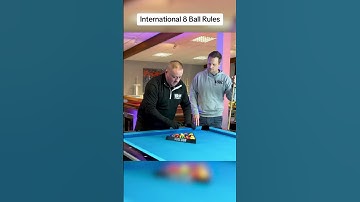 How to rack the balls in International 8 ball rules. #8ballpool #8ball #pool #billiards