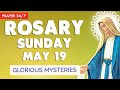 🔴 ROSARY SUNDAY 🙏 Holy Rosary TODAY Glorious Mysteries May 19, 2024