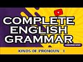 Kinds of Pronoun| Complete English Grammar |Personal, Reflexive &amp; Emphatic