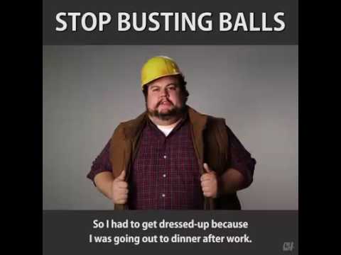 Busted balls Busted balls