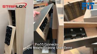 Striplox - Pro55 - Light Weight Floating Shelf Demo | Available from Fit NZ