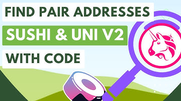 Find SushiSwap and Uniswap V2 Pair Addresses with Code | EthersJS