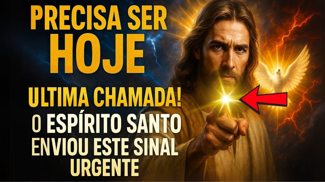 ÚLTIMA CHAMADA! O ESPÍRITO SANTO ENVIOU ESTE SINAL URGENTE