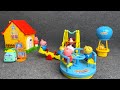 4 Minutes of Unboxing Satisfaction &amp; Reviewing Peppa Pig ASMR Play Area Toys