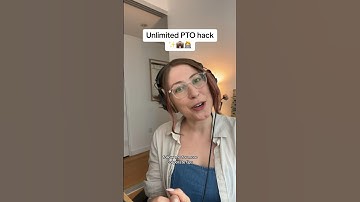 Hack your unlimited PTO! 👩‍💻🥰 #corporate
