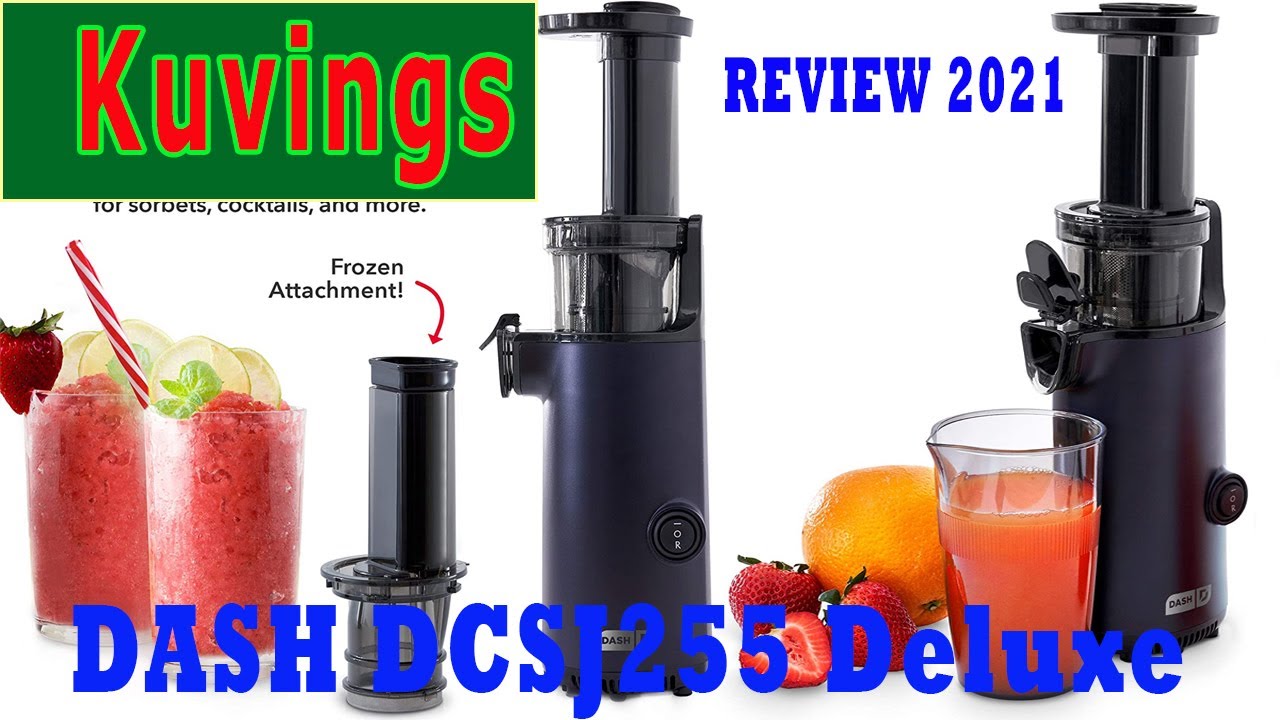 REVIEW 2021DASH DCSJ255 Deluxe Compact Power Slow Masticating