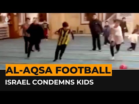 Israeli gov’t tweet on kids playing football at Al-Aqsa | Al Jazeera Newsfeed