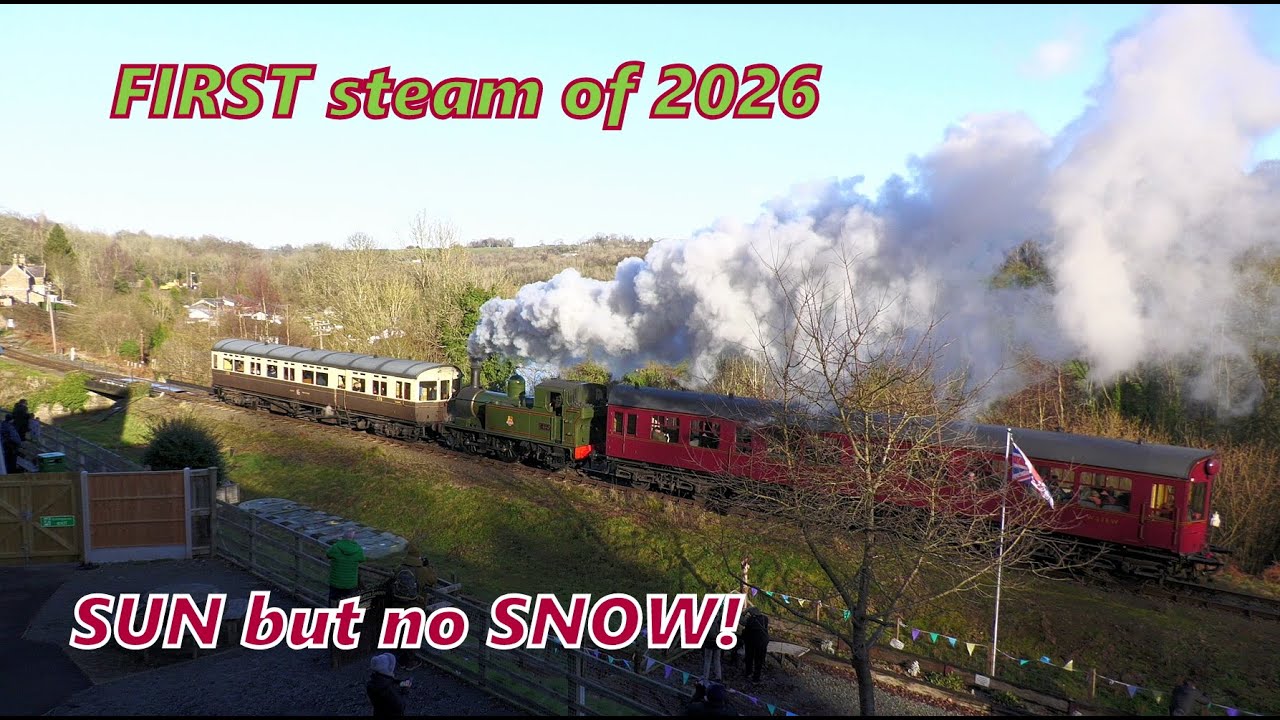 A great day for STEAM! Cold and sun! Severn Valley Railway's ,Winter Steam Gala, 3rd January 2026