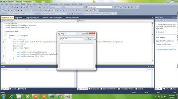 Part2 How To Ping a website in c#