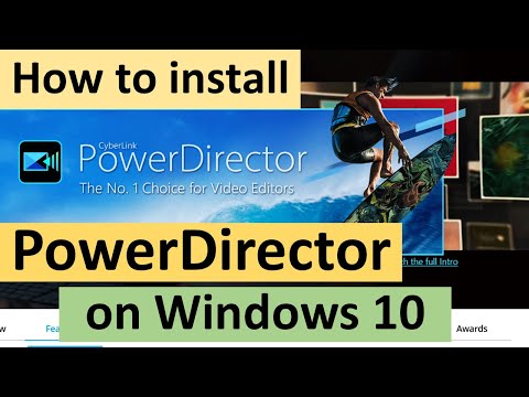 How to install PowerDirector on Windows 10