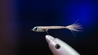 FLY TYING - Micro Fry - A BAITFISH TUTORIAL, streamer fly, micro fly, fly tying vise