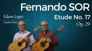Thumbnail for Etude, Op. 29, No. 17 by Fernando Sor, performed by Edson Lopes in Two Guitars