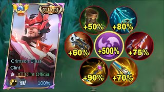 META CLINT CRIT HACK BUILD!! 500% CRIT HACK!?😱 ( MUST TRY! ) CLINT BEST BUILD 2026‼️