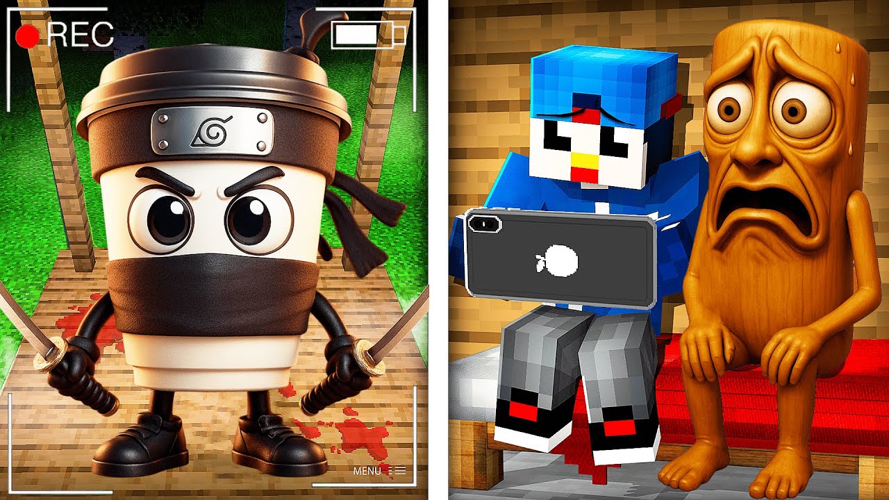 MA CAMÉRA A FILMÉE CAPPUCCINO ASSASSINO DEVANT CHEZ MOI À 3H00 DU MATIN SUR MINECRAFT !