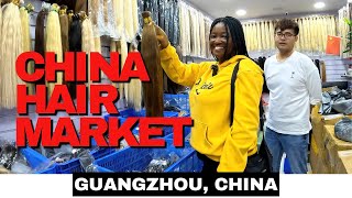 CHINA VLOG| China Hair Market PRICES : Liberian Vlogger In China | Guangzhou Hair Market