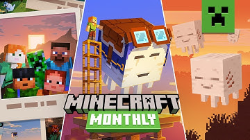 LATEST GAME DROP IS OUT! + COMMUNITY CHALLENGES AND MORE! | MINECRAFT MONTHLY