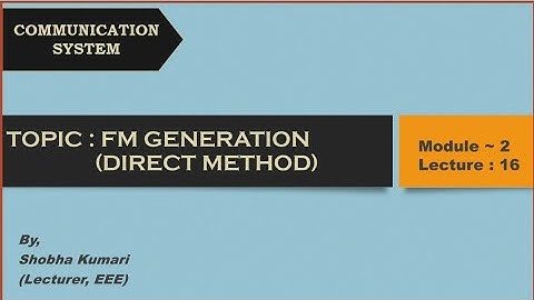 Direct Method of FM Generation