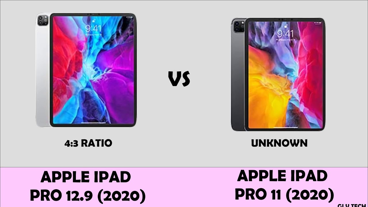 Apple iPad Pro 12 9 2020 VS Apple iPad Pro 11 2020 - YouTube