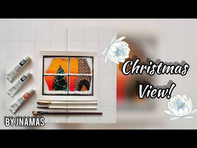 Christmas View from Window