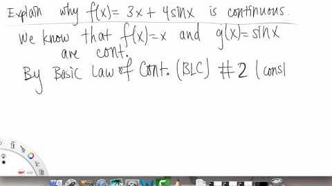 Limits & Continuity | Example 1 | Single Variable Calculus for Sci & Eng | Griti