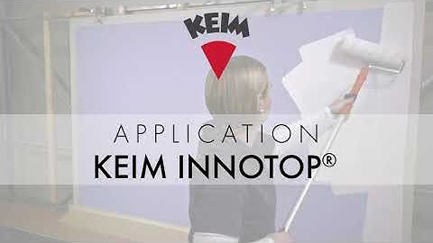 Application of wall paints – KEIM INNOTOP®