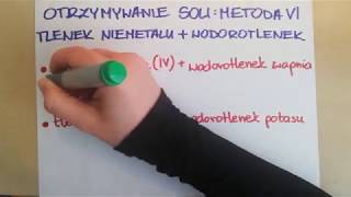 Otrzymywanie soli: tlenek niemetalu + wodorotlenek