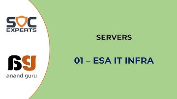 SOC Experts - SOC Training - Servers - 01 Enterprise Security Architecture (IT Infra)