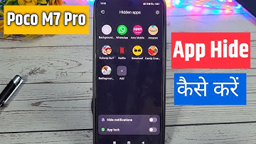 poco m7 pro app hide kaise kare | poco m7 pro 5g app hide setting