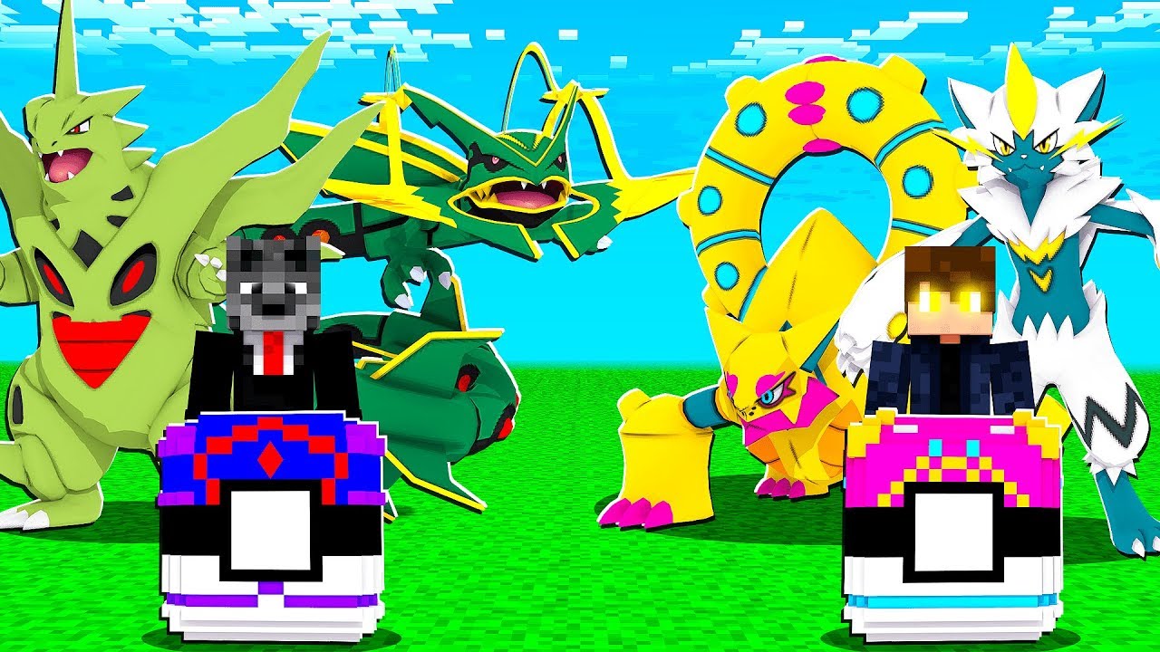 Pokémon Lendário VS Ultra Beast no Minecraft Pixelmon 