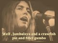 Emylou Harris Jambalaya  Lyric 70&#39;s