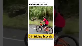 Girl Riding Bicycle Funny Video #Funnyvideo #Shorts #Funnyreaction #Ytshorts #Aamerhabib