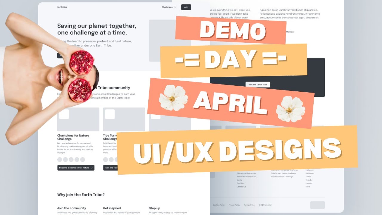 UI/UX. April Demo Day. Dashboard and Landing Page Animation - YouTube