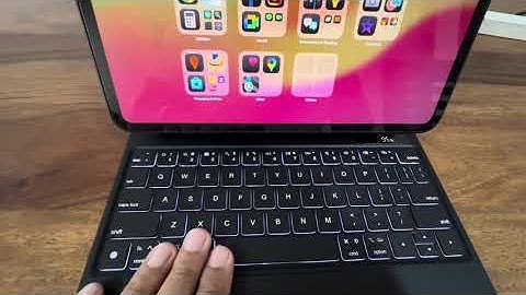 GOOJODOQ wireless magic bluetooth keyboard with trackpad for Apple iPad Pro M4 (2024) Unboxing