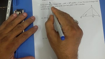 Trigonometric Ratios & Pythagorean Theorem (Example - Simple Problem)