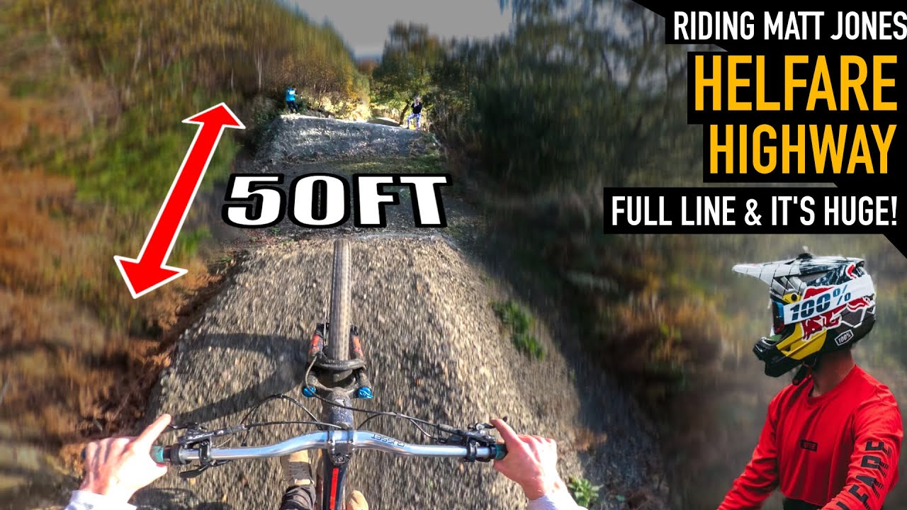 Matt Ridings RIDING MATT JONES HELFARE HIGHWAY FULL LINE & ITS HUGE!! - YouTube