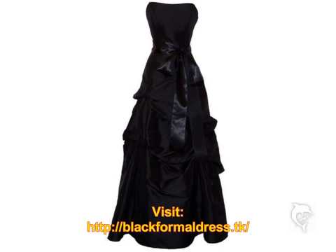 plus size dresses formal black