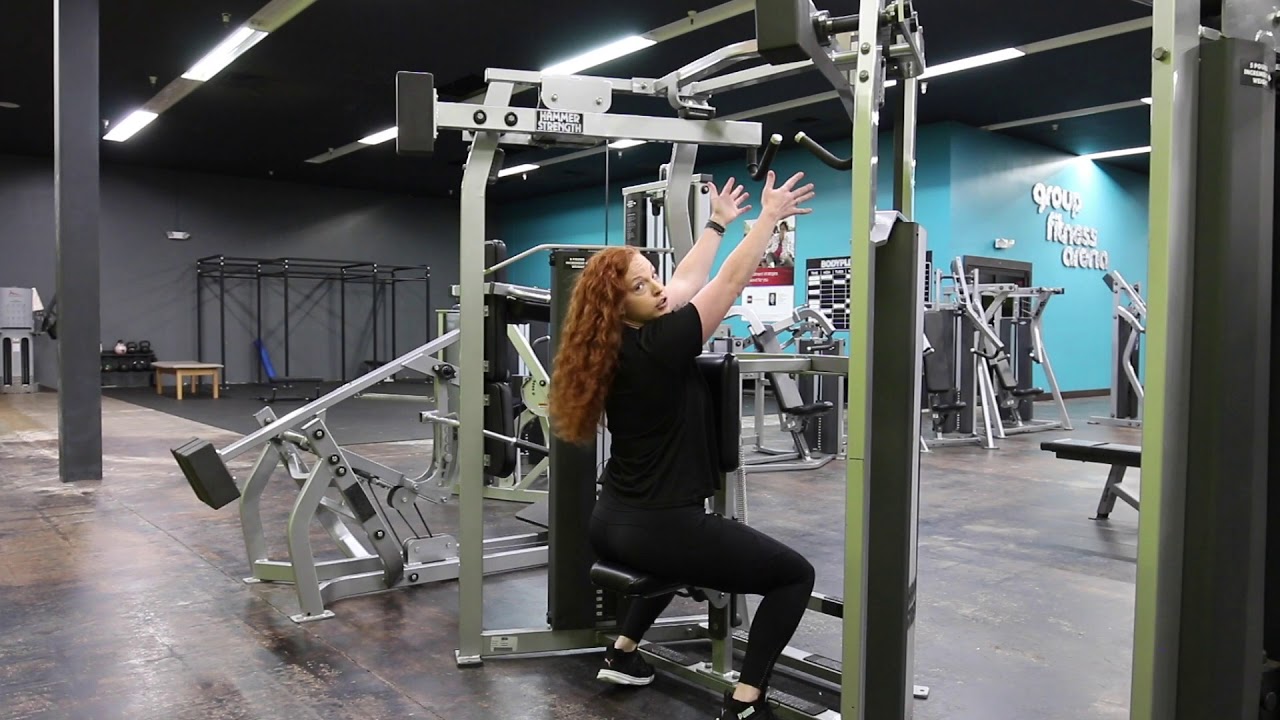 How To: Hammerstrength High Row - YouTube