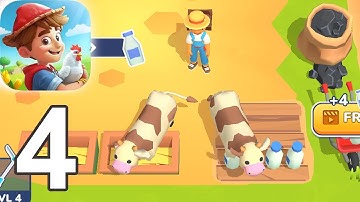 Little Farm Story: Idle Tycoon Gameplay Walkthrough Part 4 (iOS Android)
